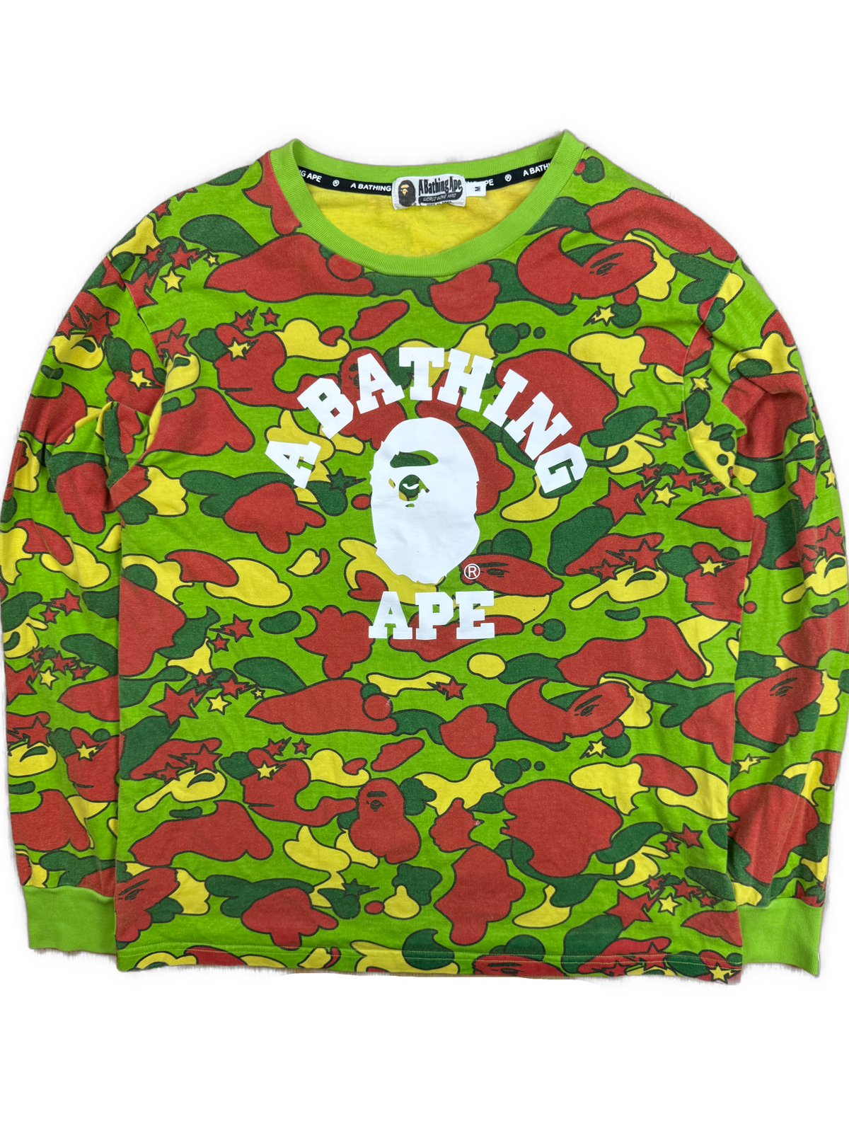 vintage BAPE a bathing ape longsleeve {M}