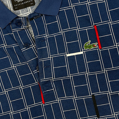 navyblue Lacoste polo {M}