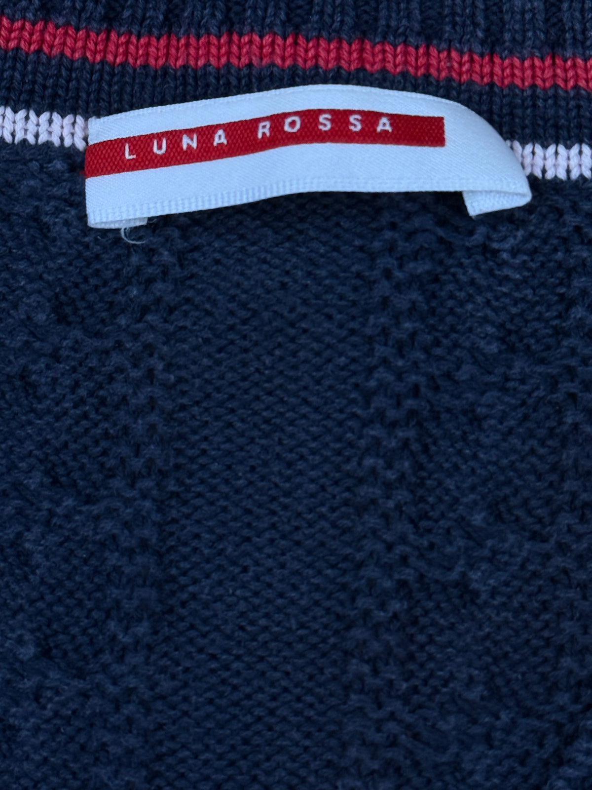 vintage Prada Luna Rossa knittedsweater {XS}