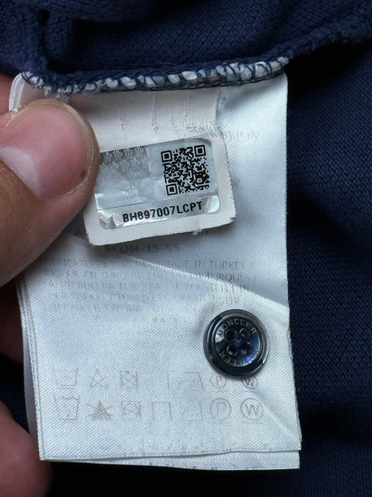 vintage Moncler polo long