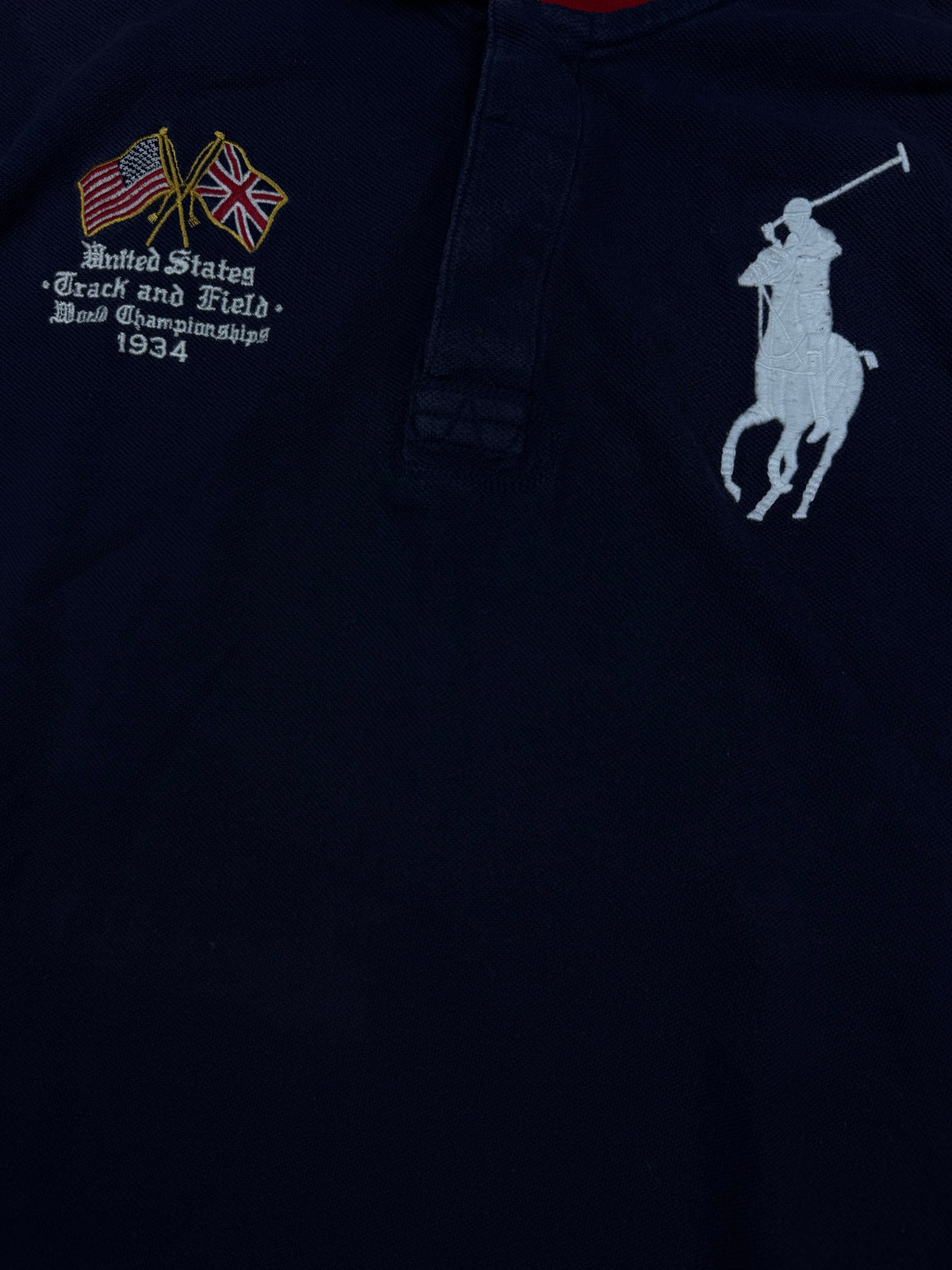 vintage navyblue Polo Ralph Lauren polo {S}