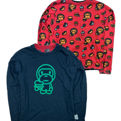 vintage BAPE Baby Milo reversible sweater {S}