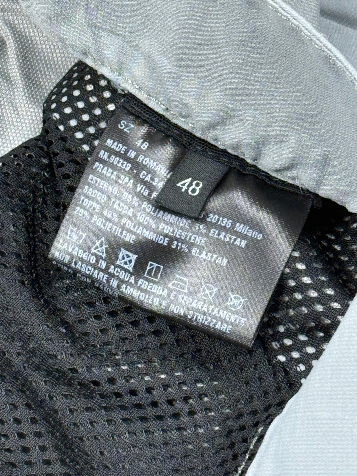 grey Prada Luna Rossa shorts
