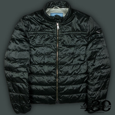 dark green Prada pufferjacket {XS}