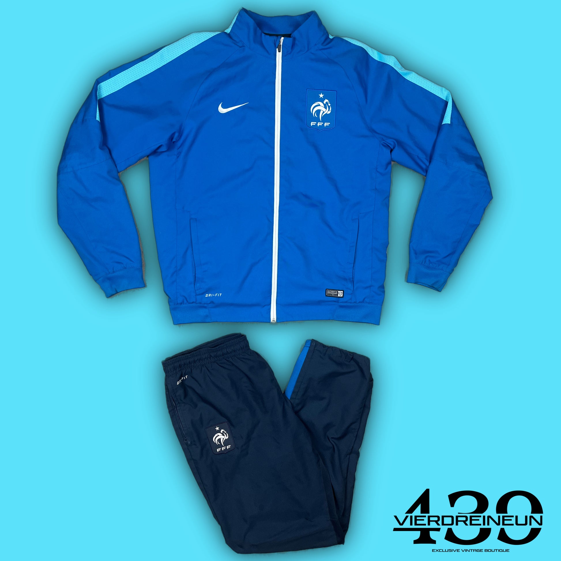 vintage Nike France tracksuit {L}