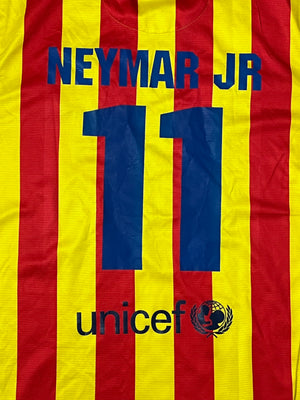 vintage Nike Fc Barcelona NEYMAR11 2013-2014 away jersey {M}