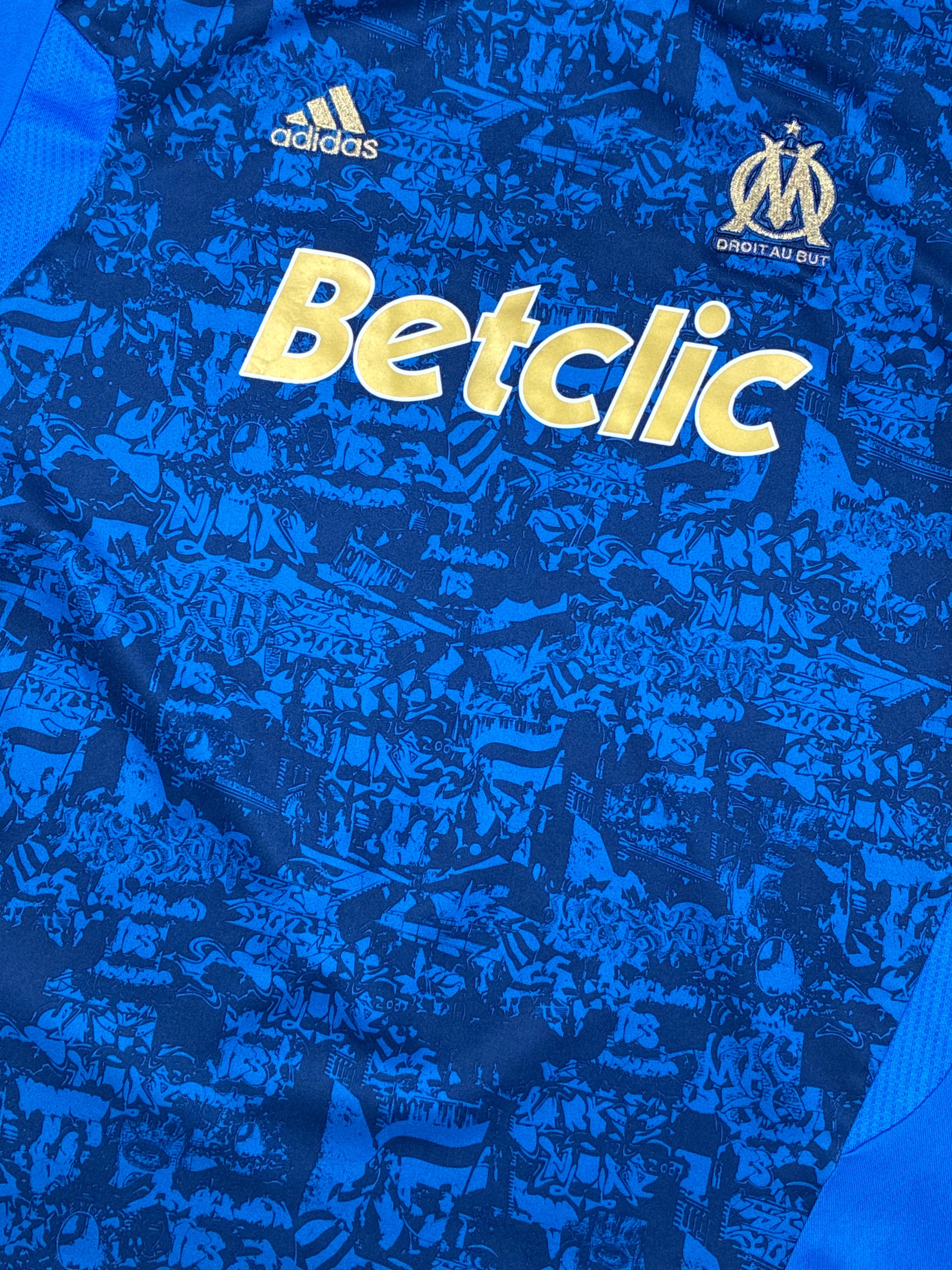 vintage Adidas Olympique Marseille home jersey {S}