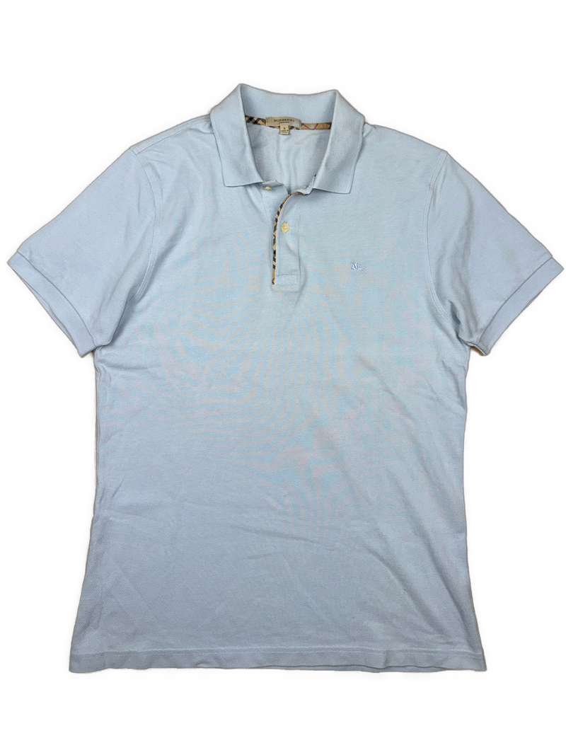 vintage babyblue Burberry polo