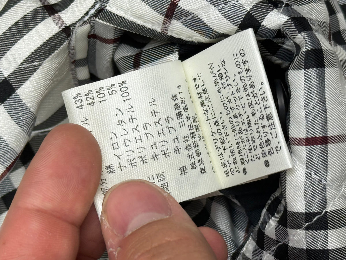 vintage Burberry Black Label sweatjacket {L}