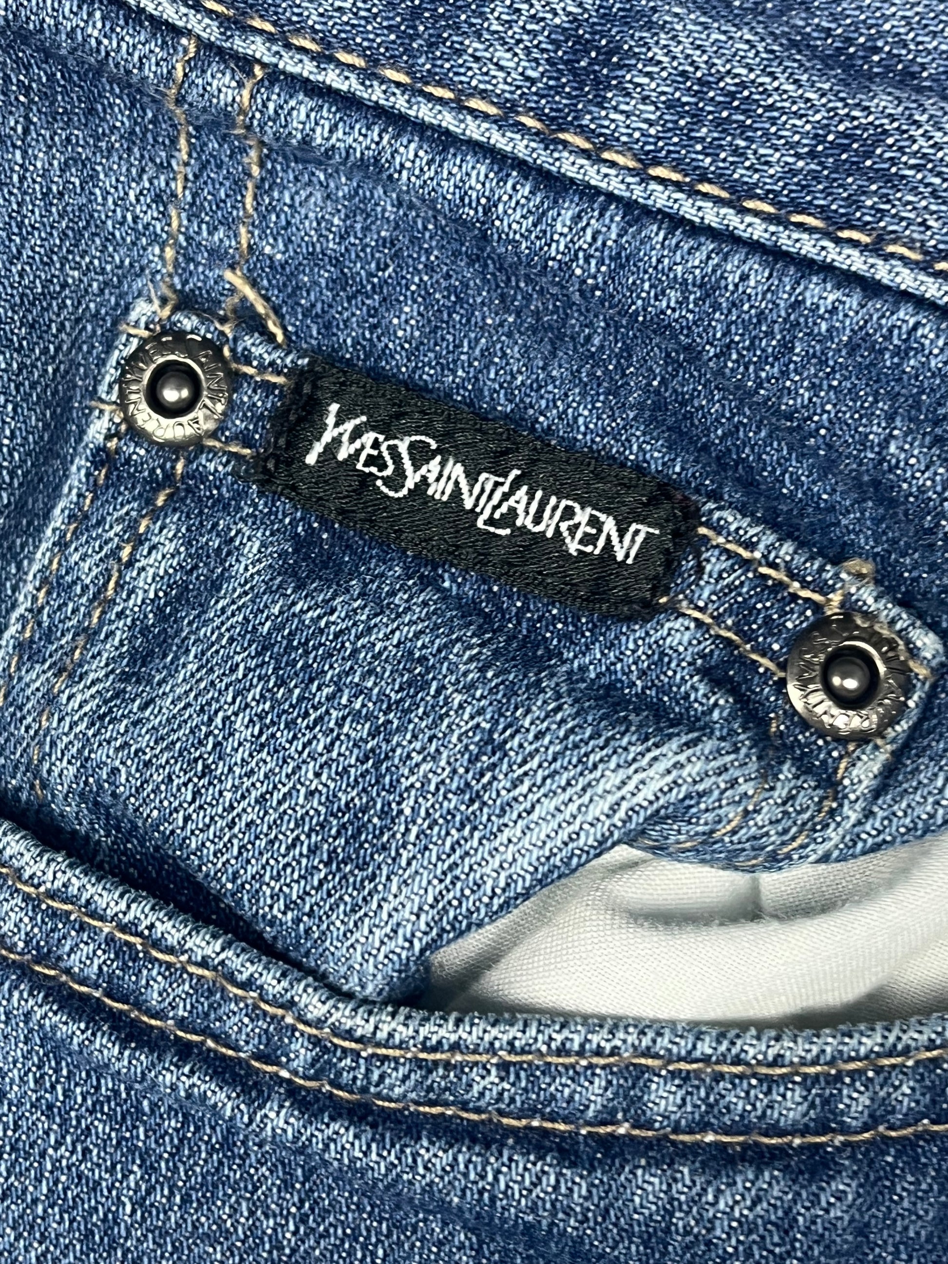 vintage YSL Yves Saint Laurent jeans {L}