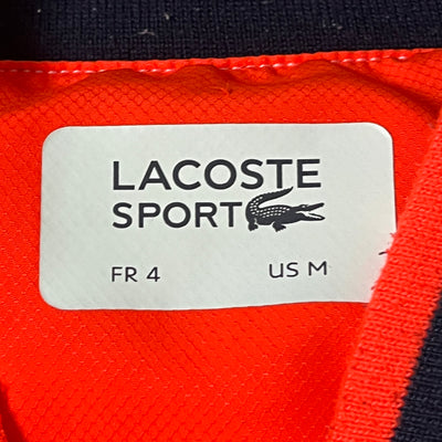 orange/navyblue Lacoste tracksuit {M}