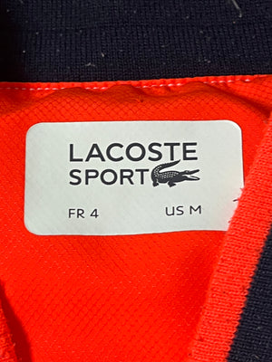 orange/navyblue Lacoste tracksuit {M}