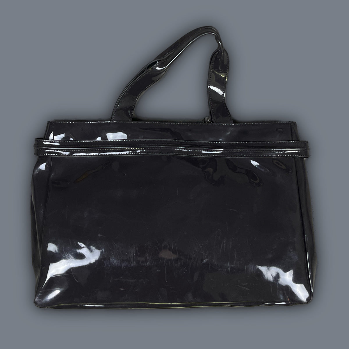 brown vintage Armani Jeans shopper