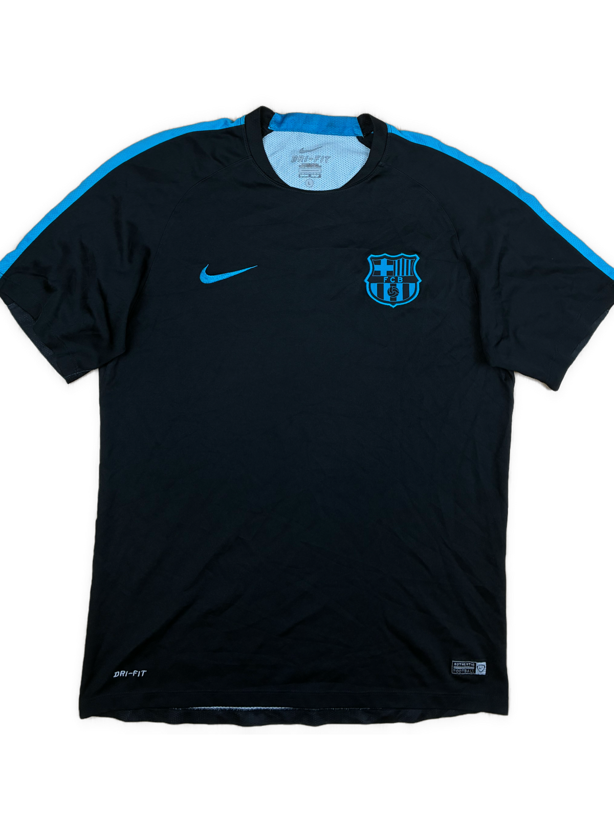 vintage Nike Fc Barcelona trainingjersey {L}