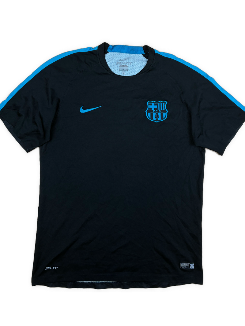 vintage Nike Fc Barcelona trainingjersey {L}