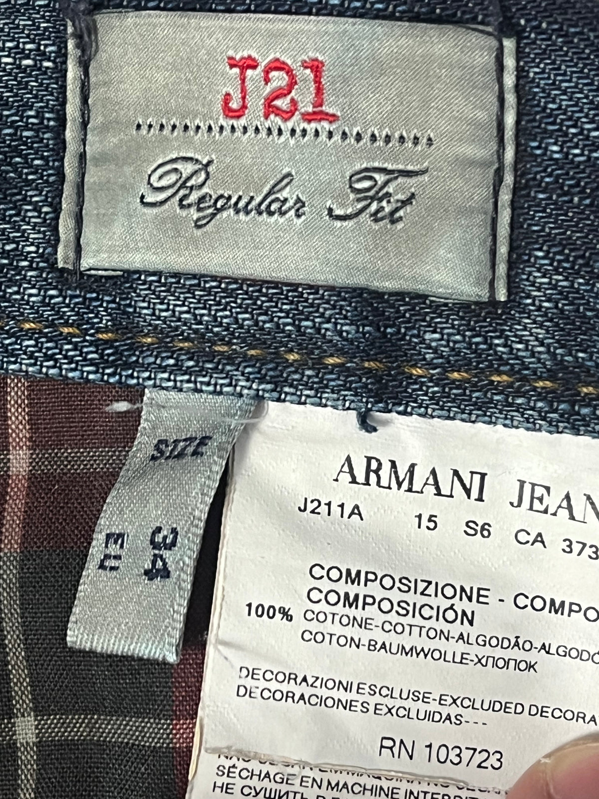 vintage Armani jeans {XL}