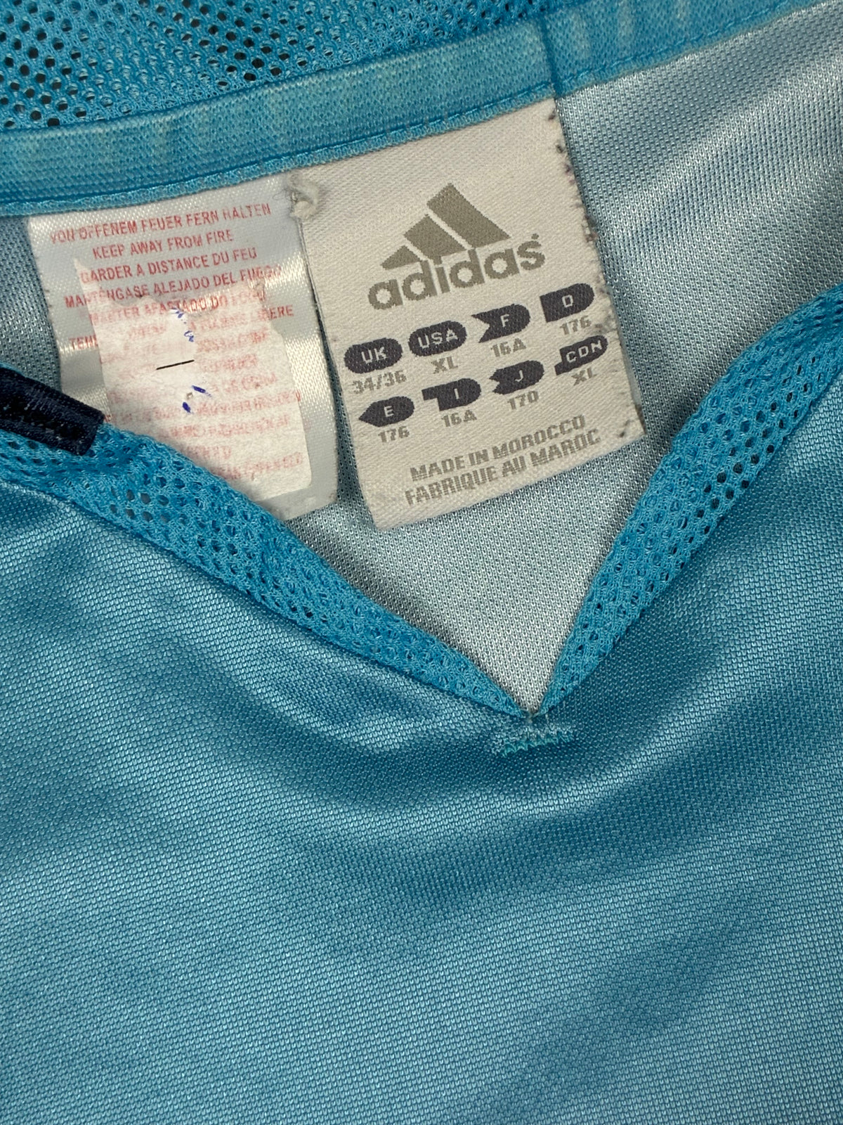vintage Adidas Olympique Marseille home jersey {S}