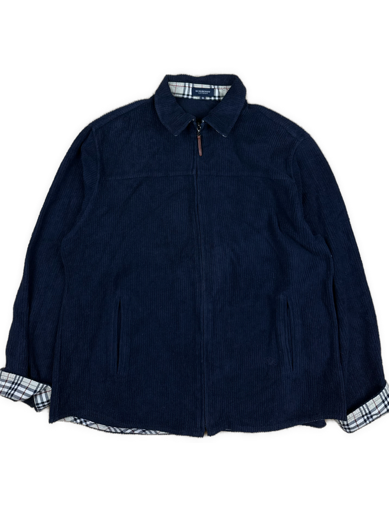 vintage navyblue Burberry harringtonjacket {S}