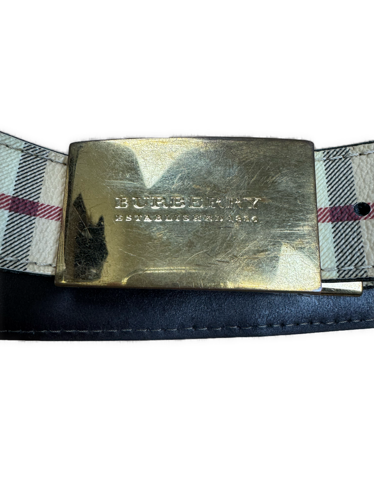 vintage Burberry belt