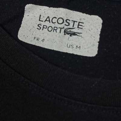 black Lacoste t-shirt {M}