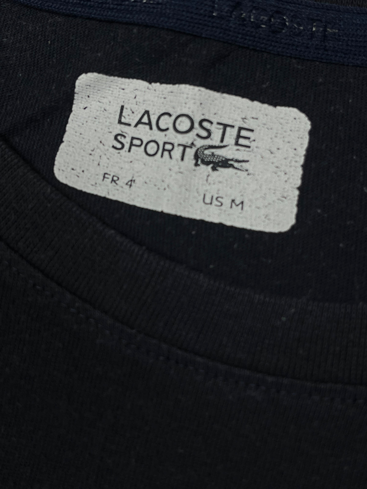 black Lacoste t-shirt {M}