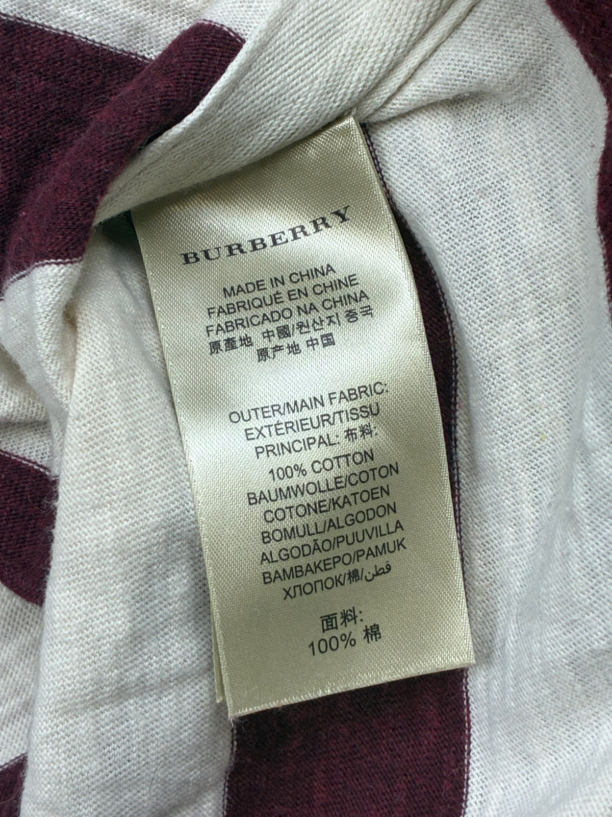 vintage Burberry polo long