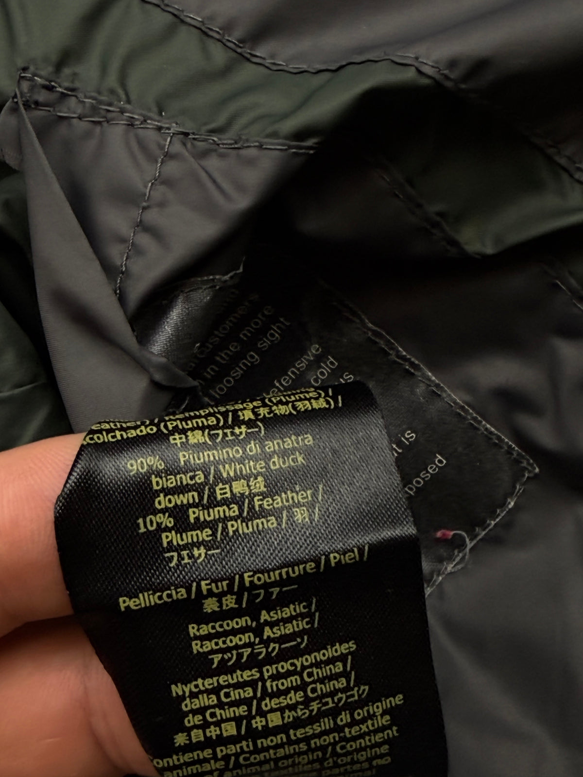 vintage Blauer winterjacket (real fur) {M}