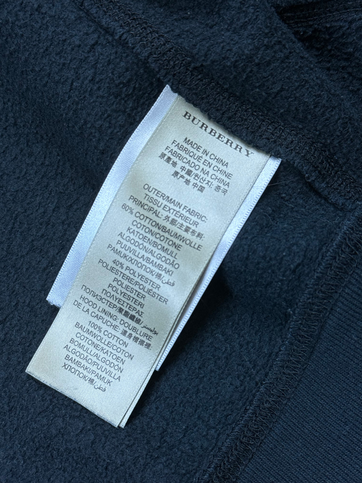 vintage Burberry sweatjacket {S}