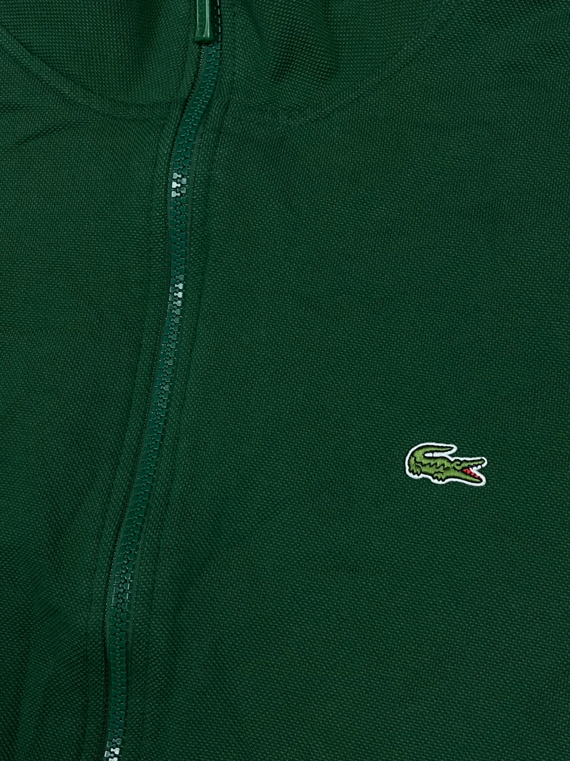 green Lacoste sweatjacket {XL}