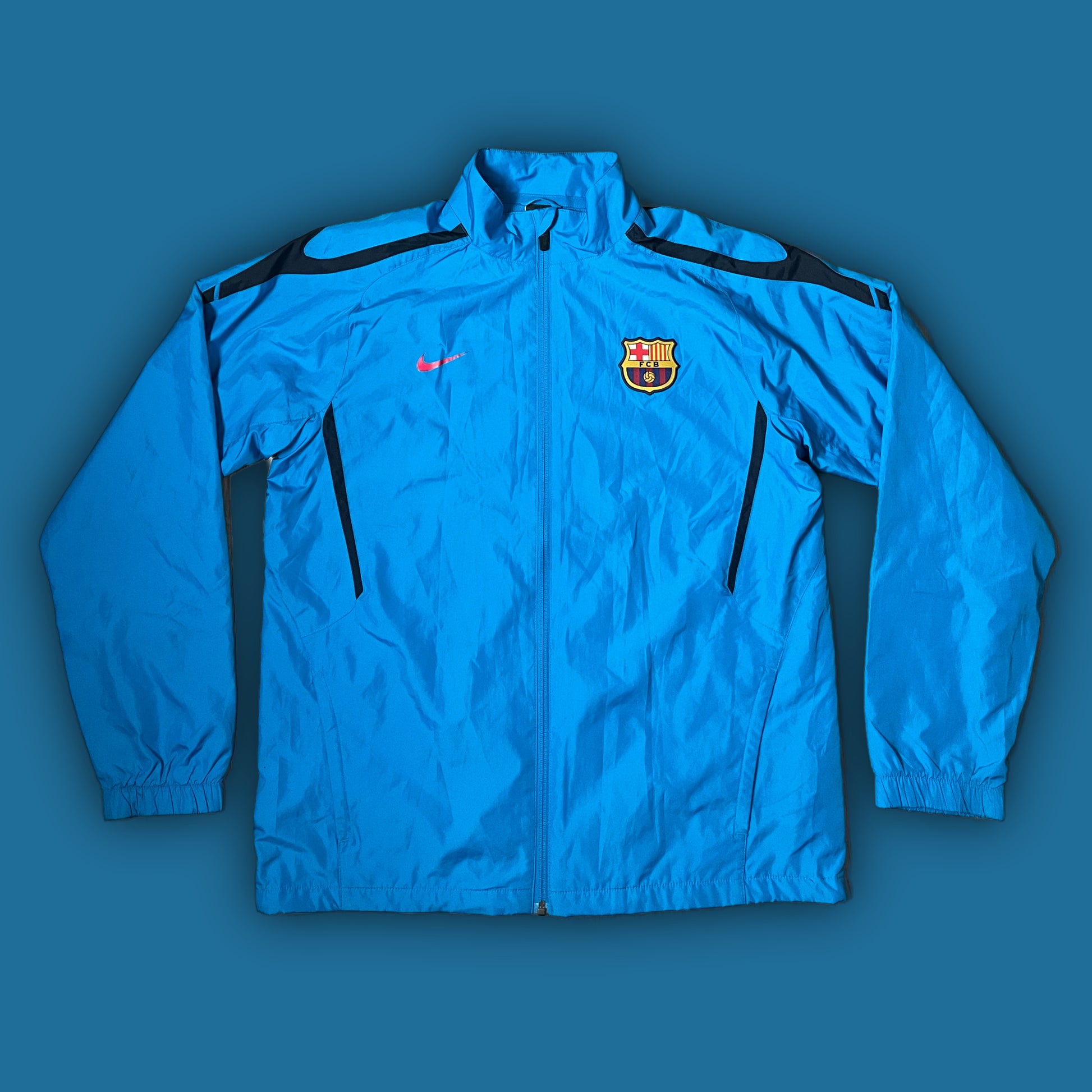 vintage Nike Fc Barcelona windbreaker {S}