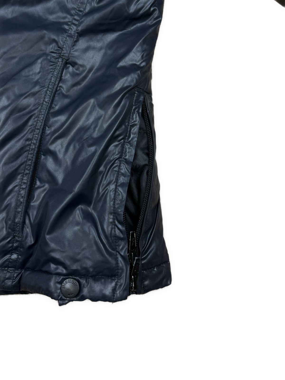 vintage Blauer winterjacket (real fur) {S}