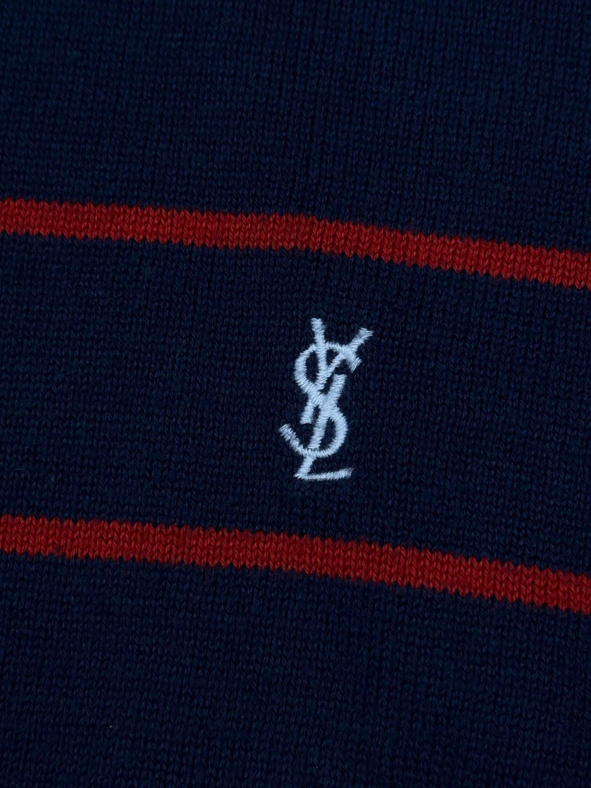 vintage YSL Yves Saint Laurent knittedsweater {XL}