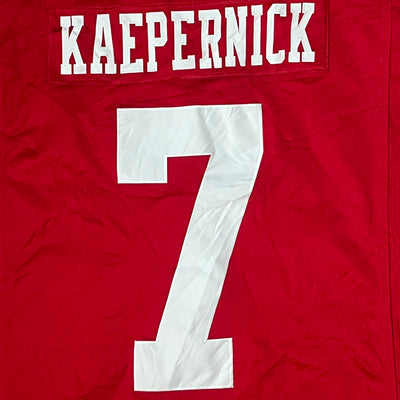 vintage Nike 49ERS KAEPERNICK7 Americanfootball jersey NFL {L}
