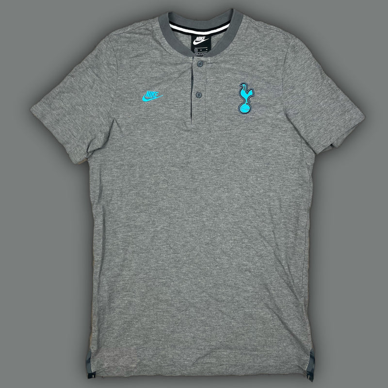 grey Nike Tottenham Hotspurs polo {M}