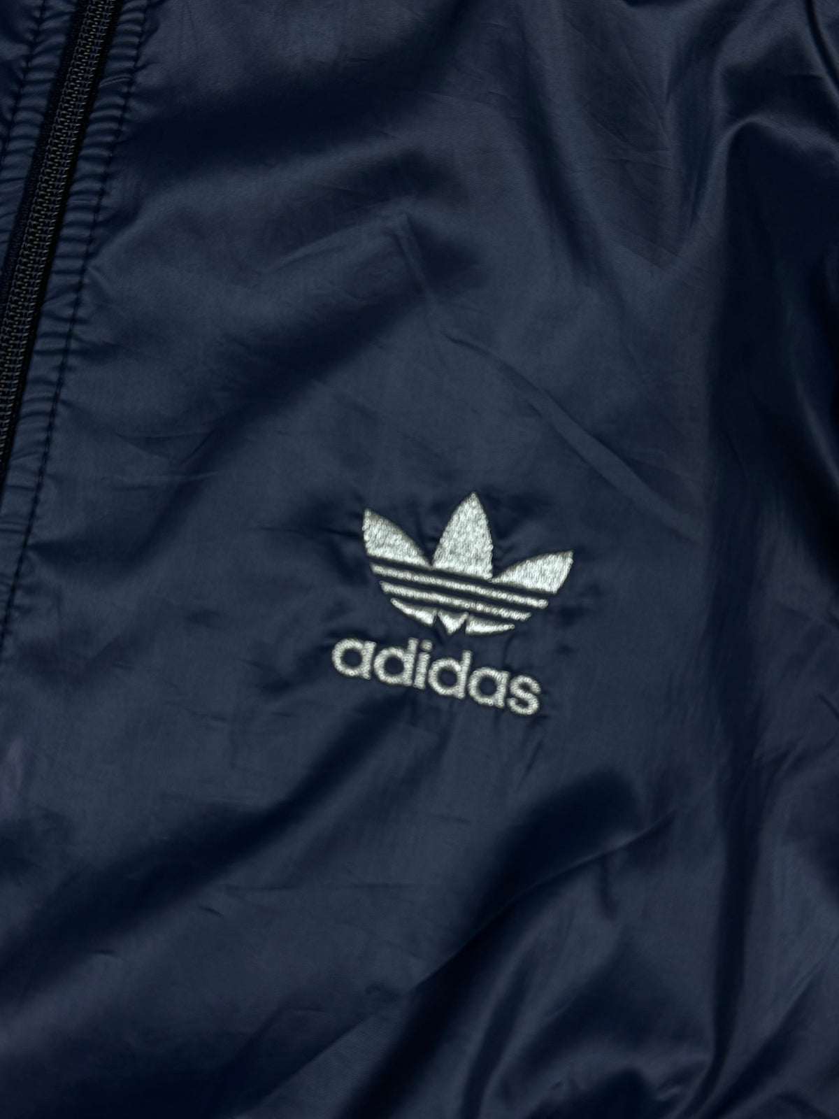 vintage navyblue Adidas trackjacket {S}