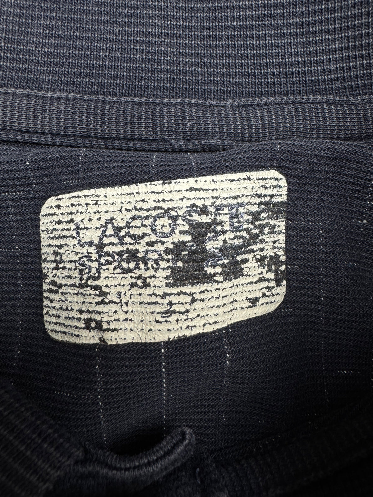 navyblue Lacoste polo {S}