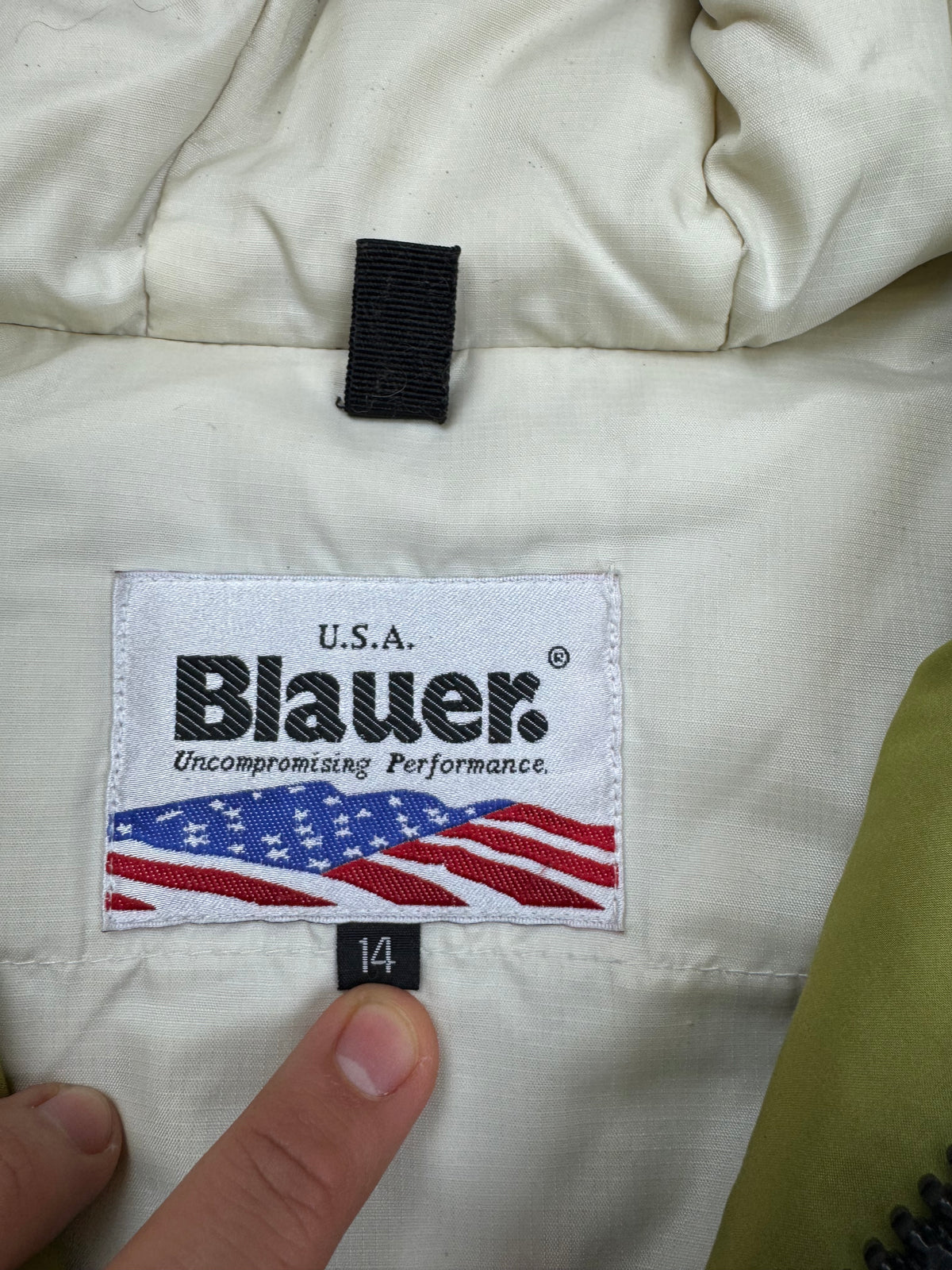 vintage Blauer winterjacket {S}