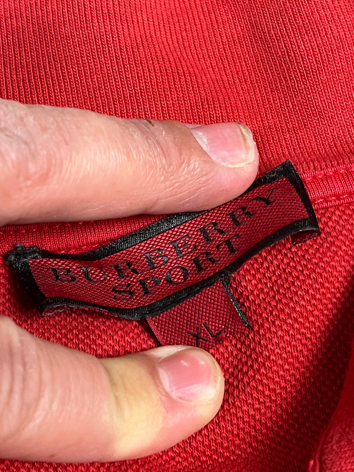 vintage Burberry Sport sweatjacket {XL}