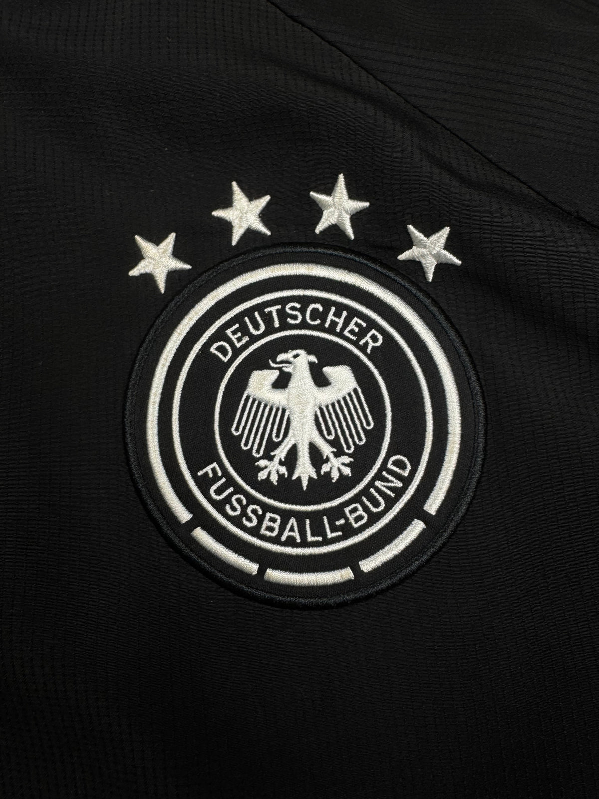 black Adidas Germany windbreaker {M}