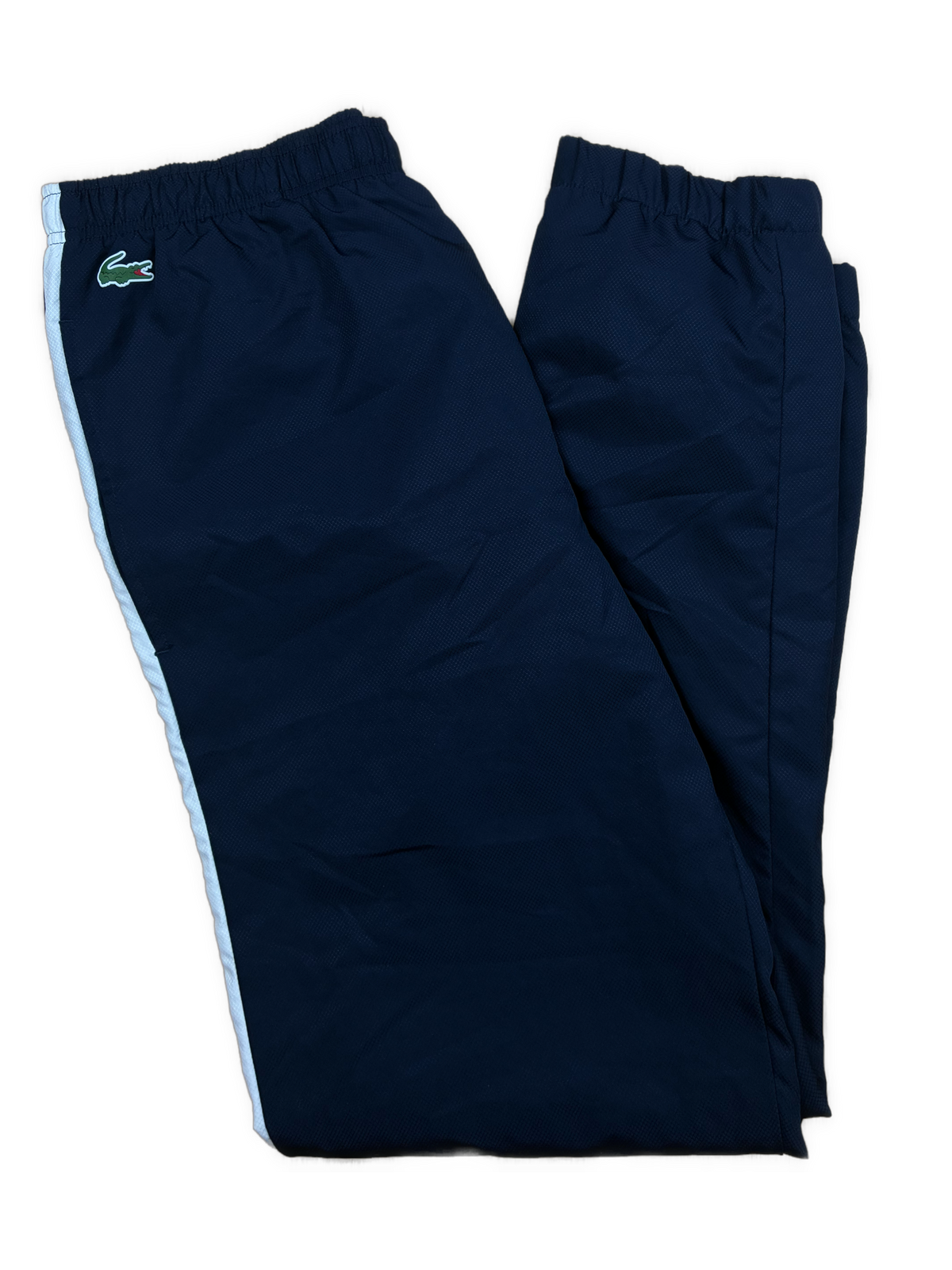 navyblue Lacoste trackpants {S}