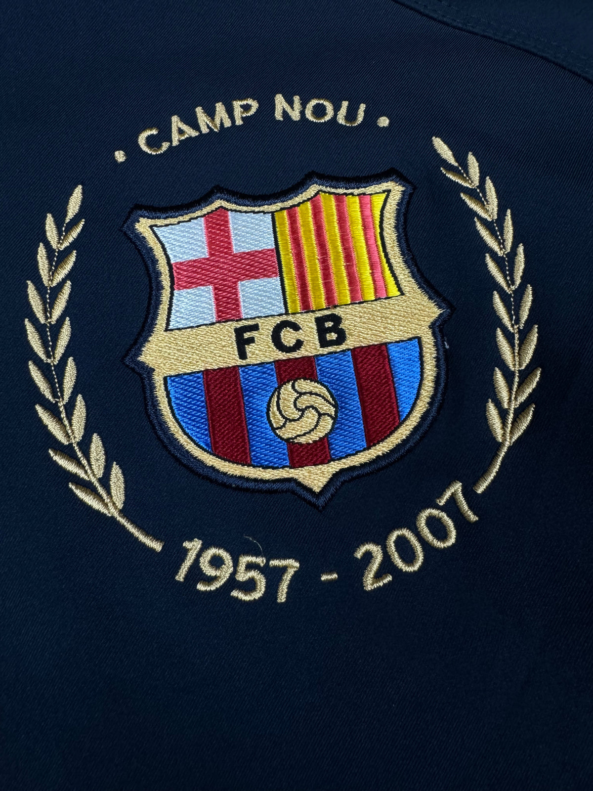 vintage Nike Fc Barcelona trackjacket {L}