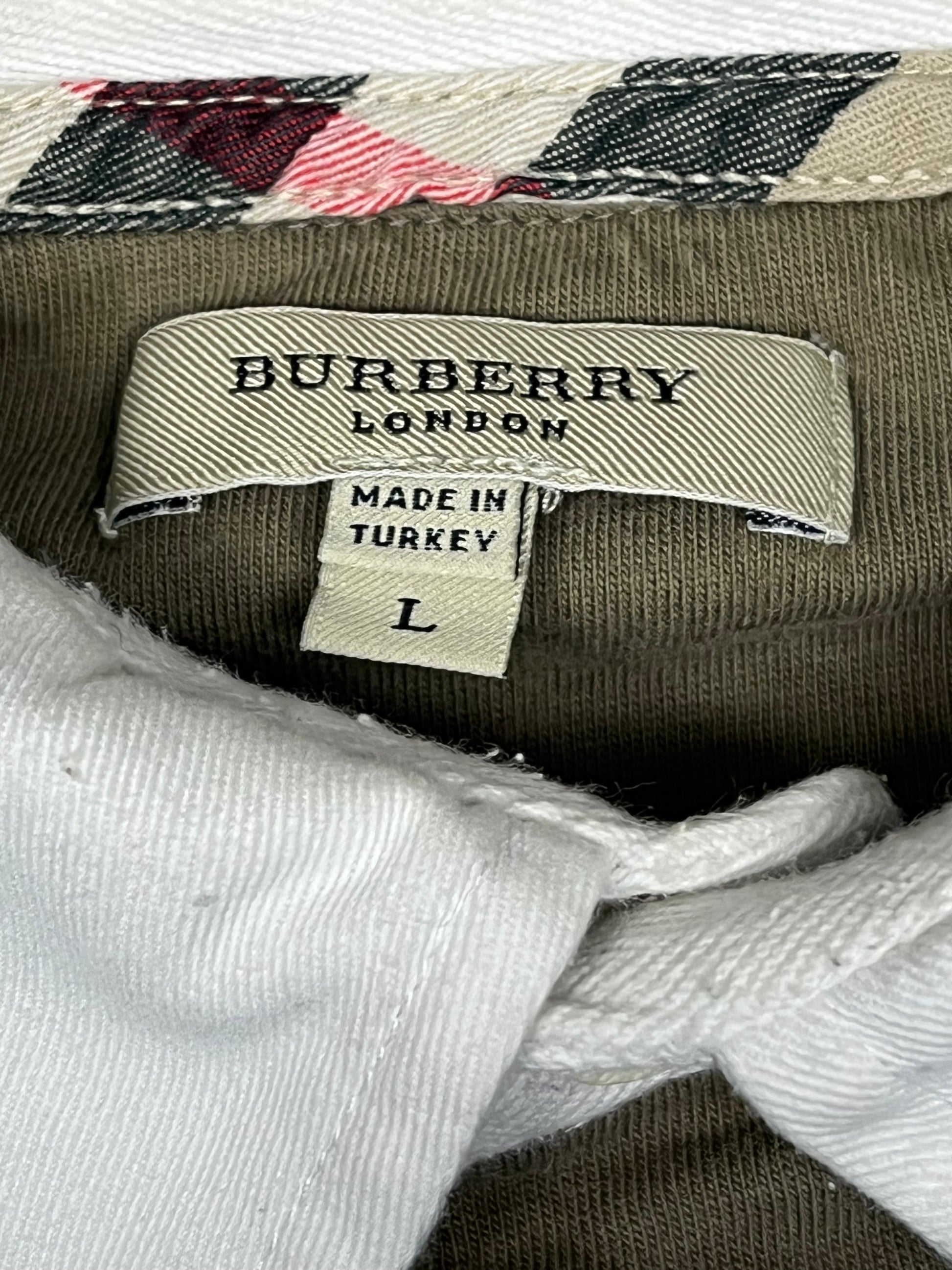 vintage Burberry long polo {L}