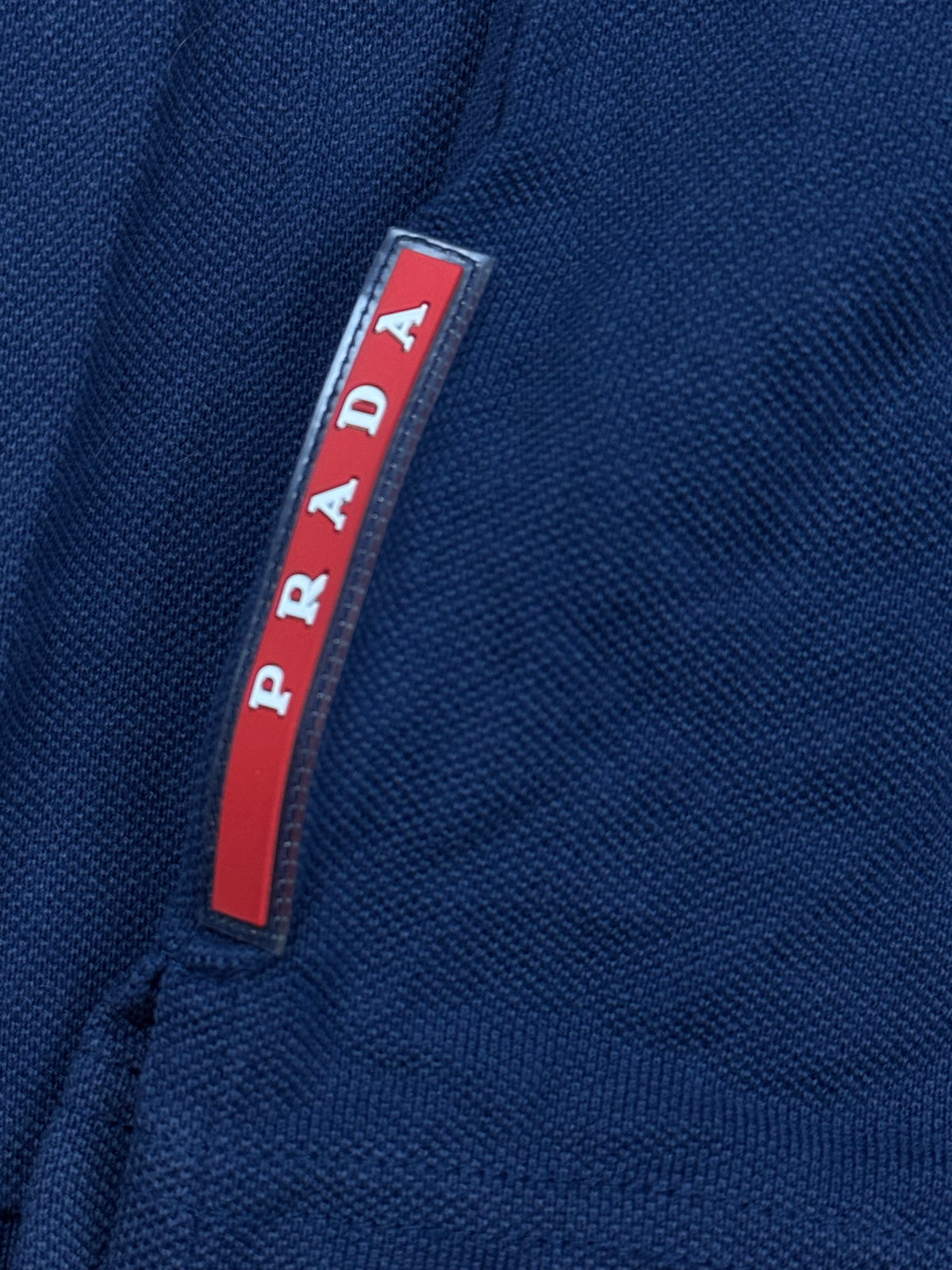 navyblue Prada polo long