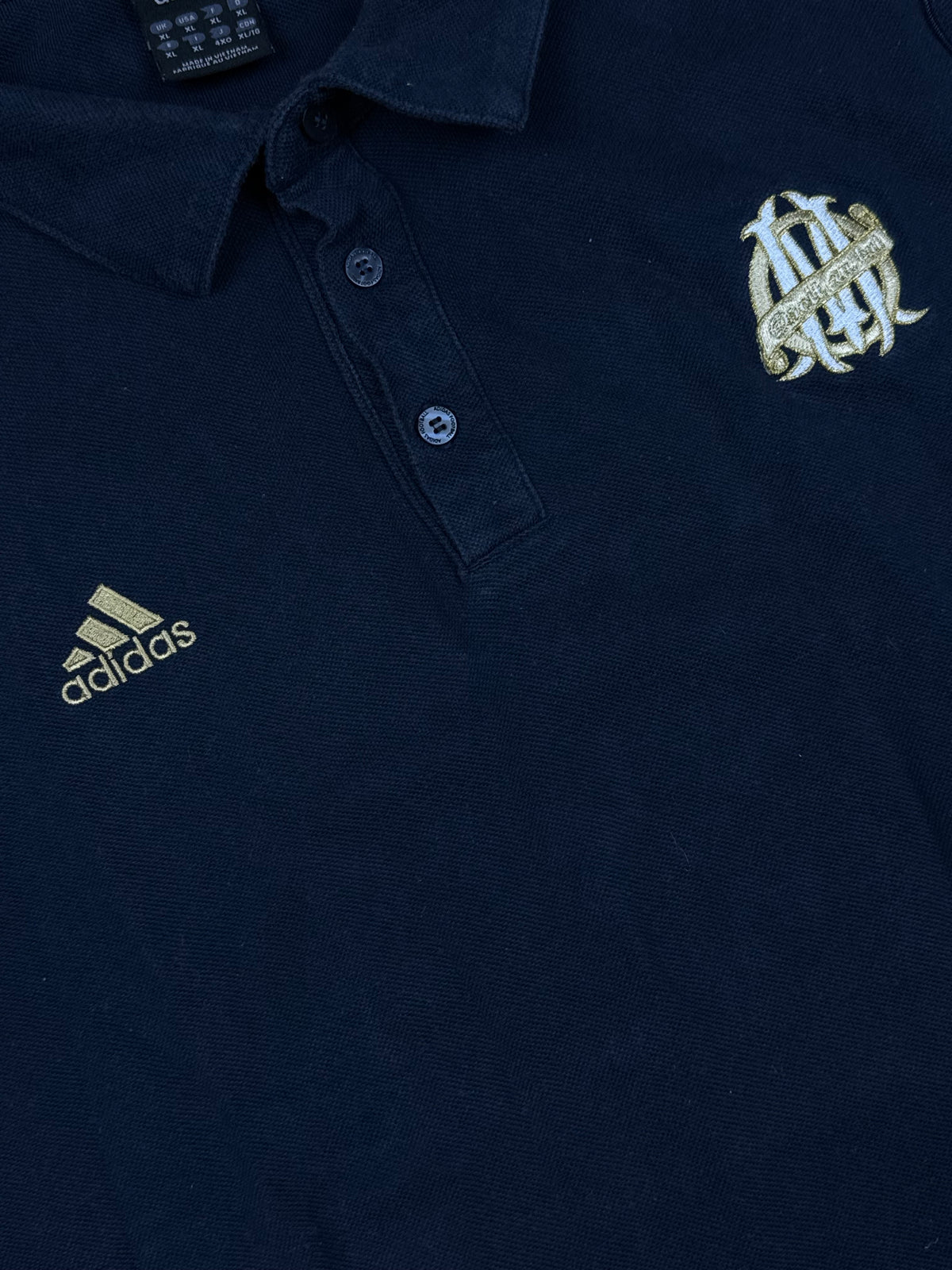 vintage Adidas Olympique Marseille polo {XL}