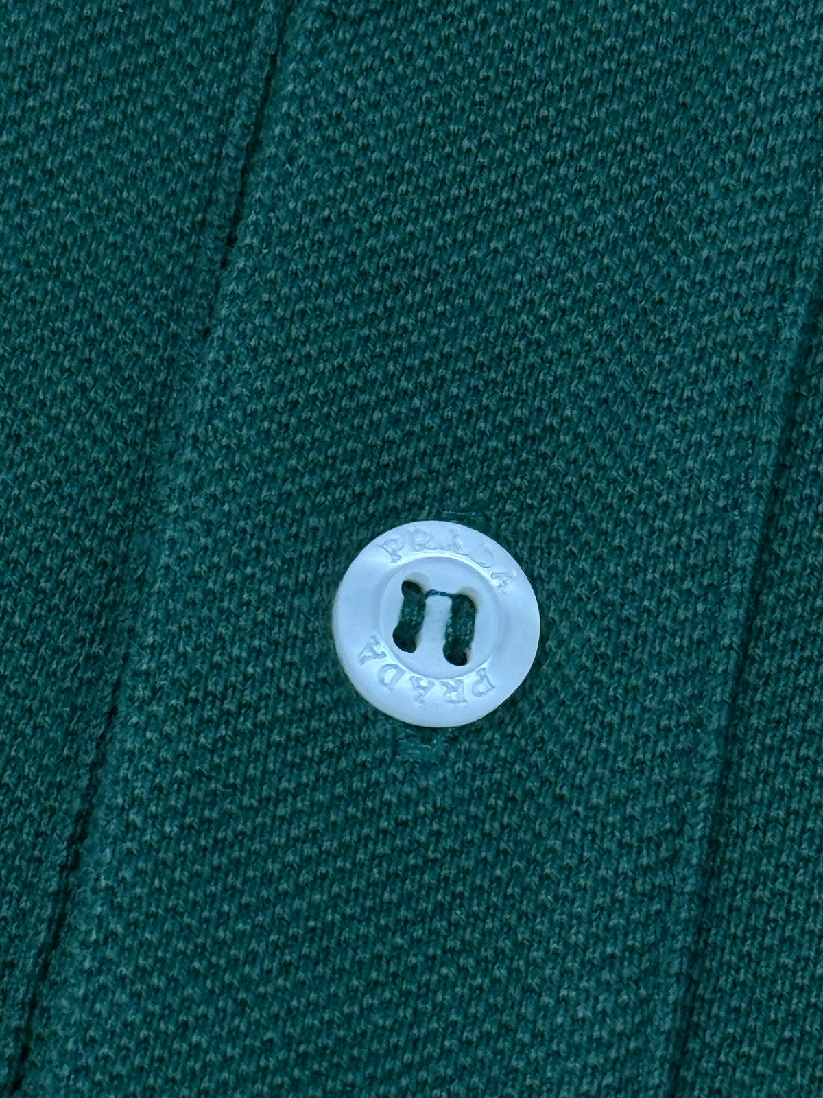 green Prada polo {S}