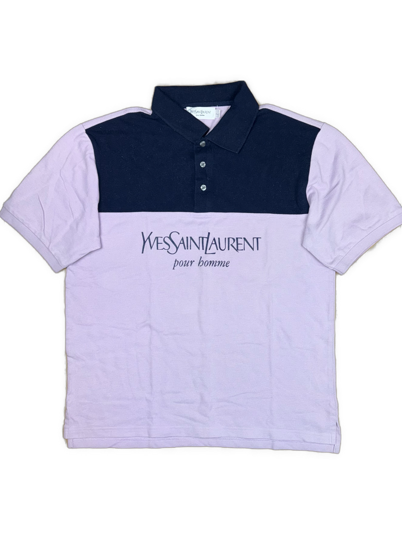 vintage YSL Yves Saint Laurent spellout polo {L}