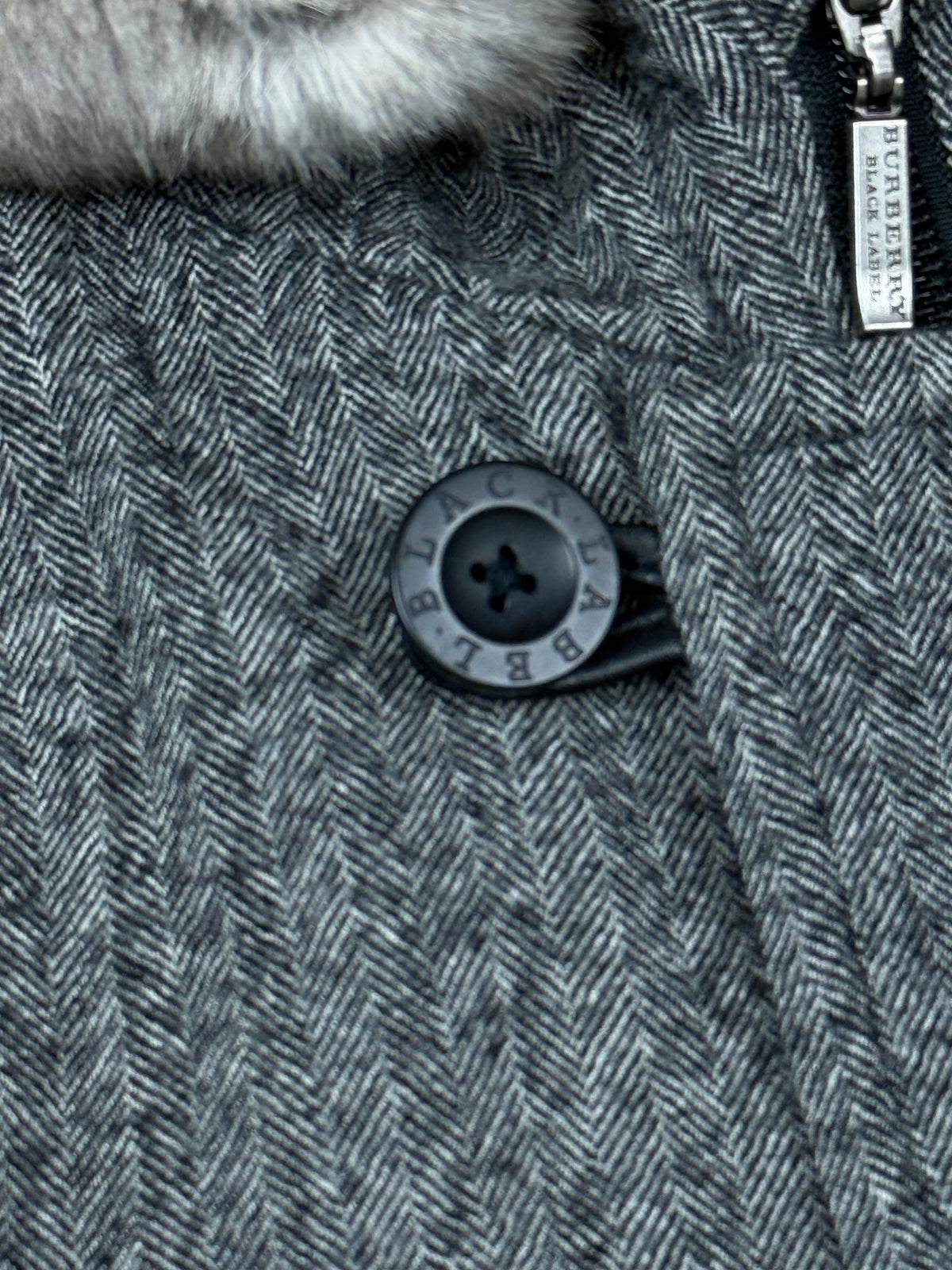 vintage Burberry Black Label sweatjacket {L}
