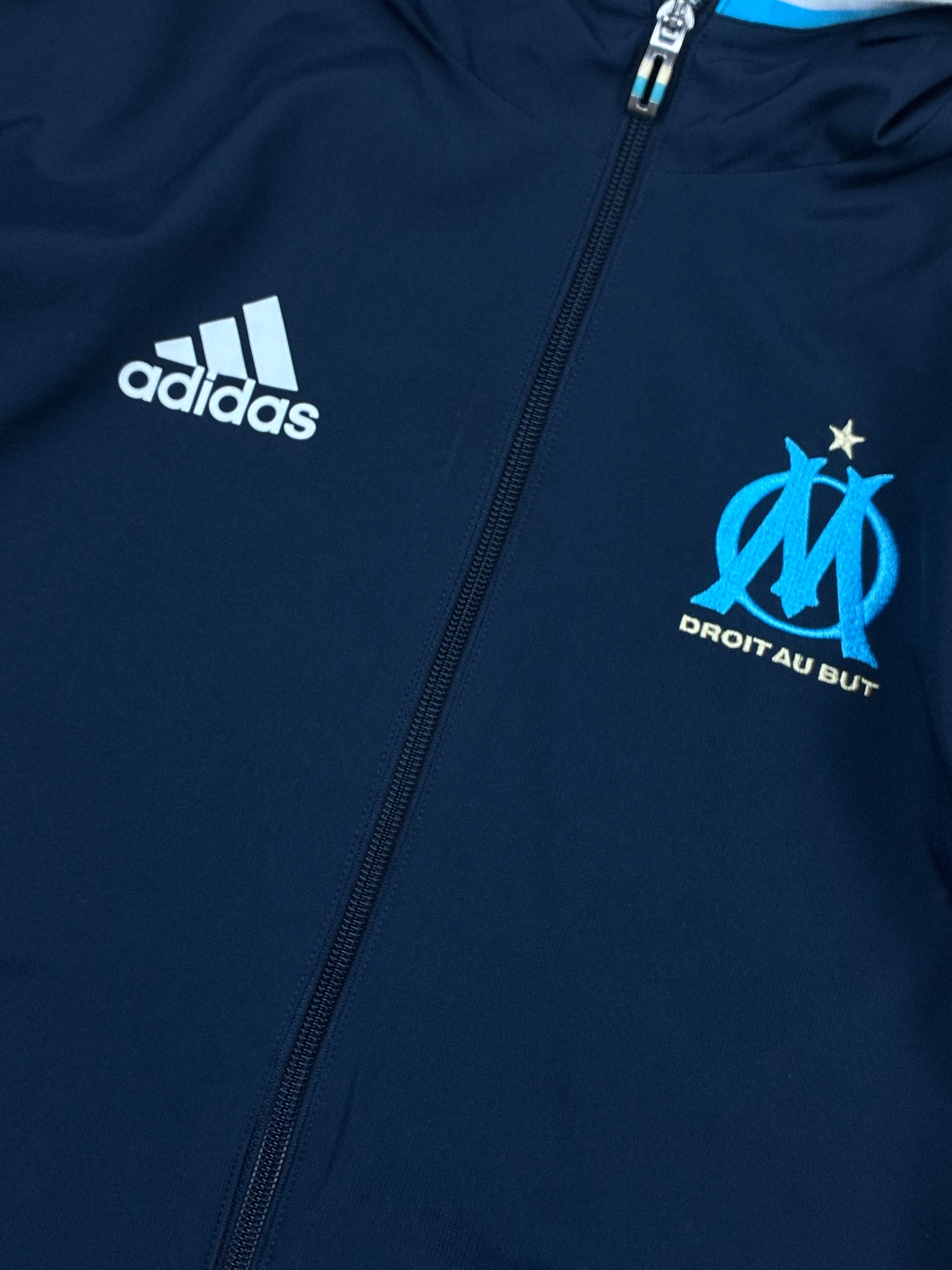 vintage Adidas Olympique Marseille windbreaker {S}