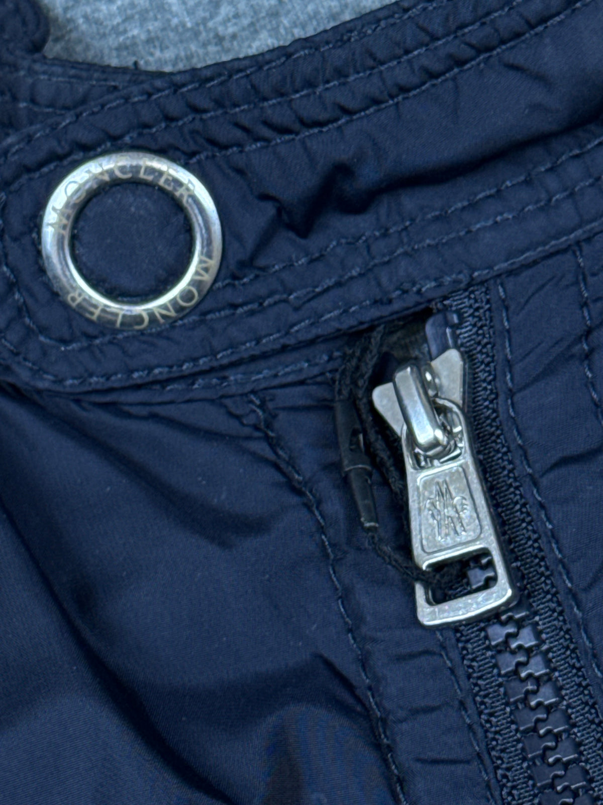 vintage navyblue Moncler windbreaker {XL}