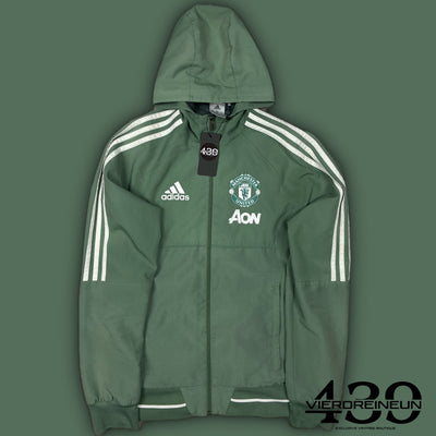khaki Adidas Manchester United windbreaker {XS}